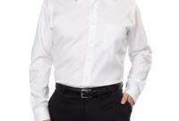 Dress shirt athletic fitted fit men guide macy