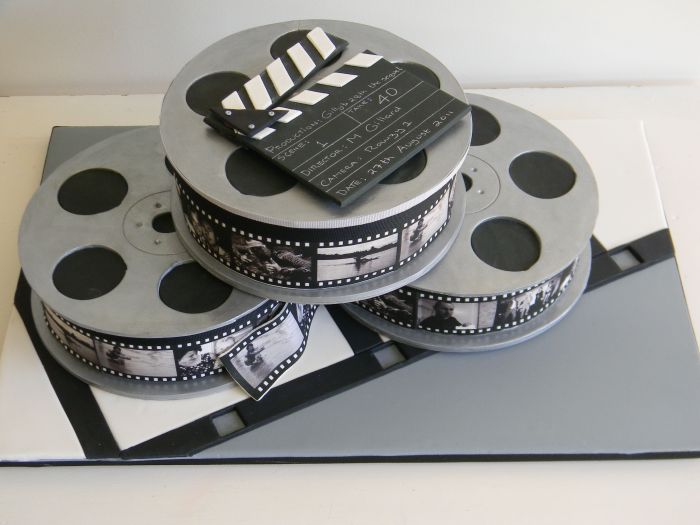 How to make a movie reel decoration