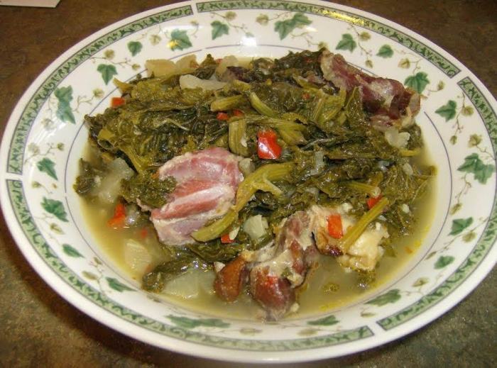 How to cook southern style mustard greens