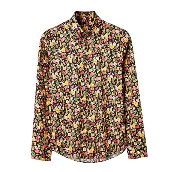 Floral dress shirt men