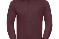 Men's fitted stretch dress shirts