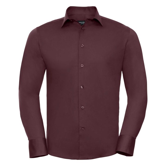 Men's fitted stretch dress shirts