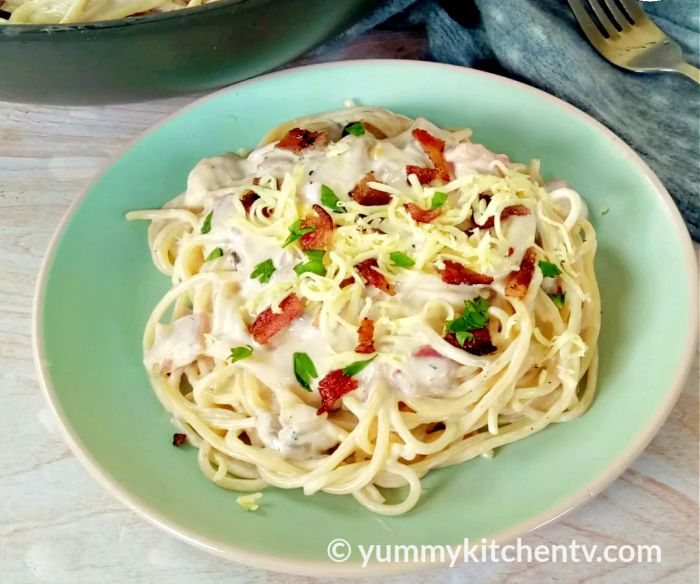 How to cook carbonara sauce filipino style