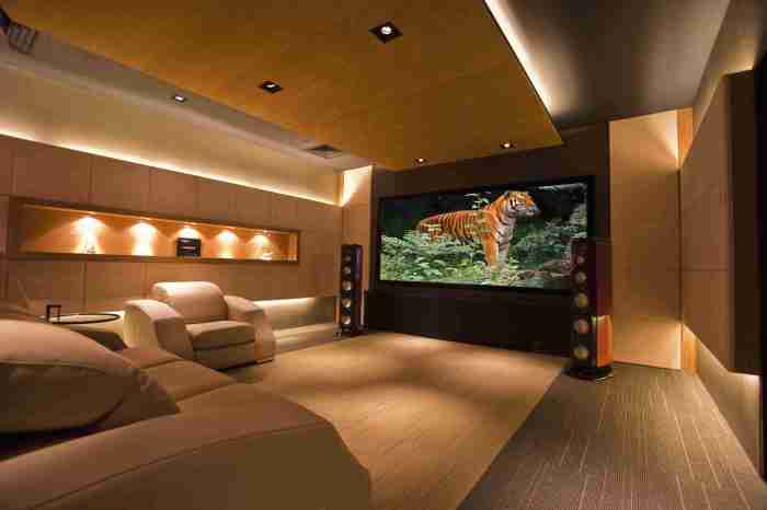 How to decorate a home theater room