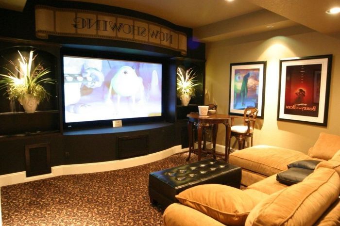 How to decorate a home theater room