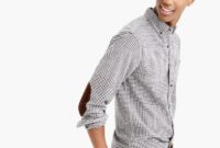 Mens dress shirts with elbow patches