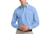 Mens ivory button down dress shirt