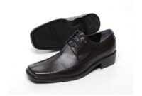 Mens black split toe dress shoes