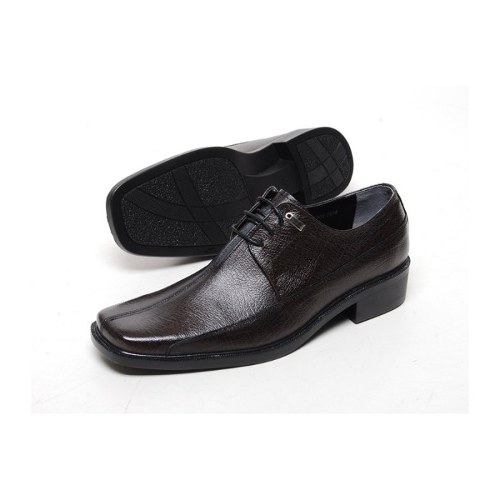 Mens black split toe dress shoes