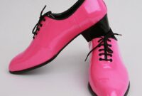 Pink men dress shoes