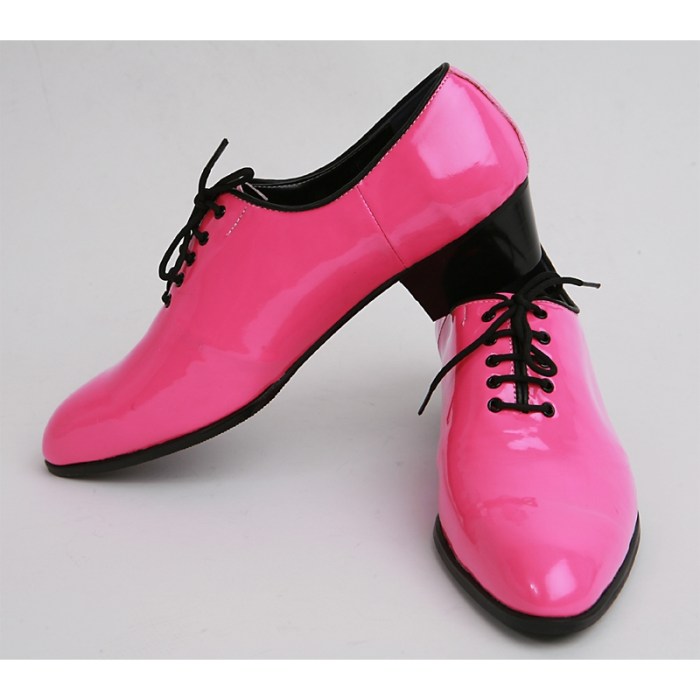 Pink men dress shoes