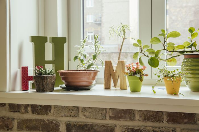 How to decorate window sill