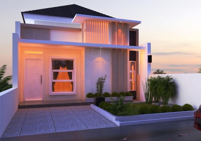 Desain terras rumah tipe 36