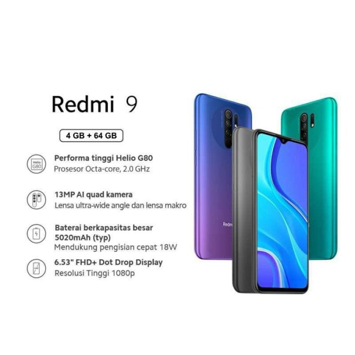 Harga hp xiaomi redmi note 9