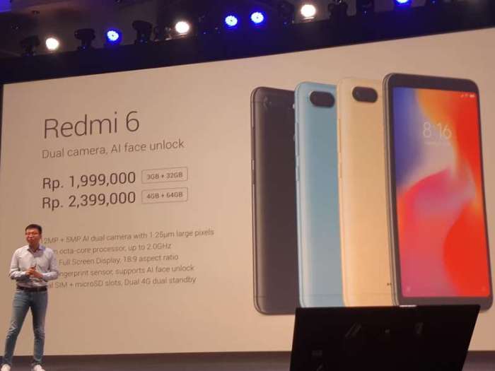 Harga hp xiaomi 6a plus