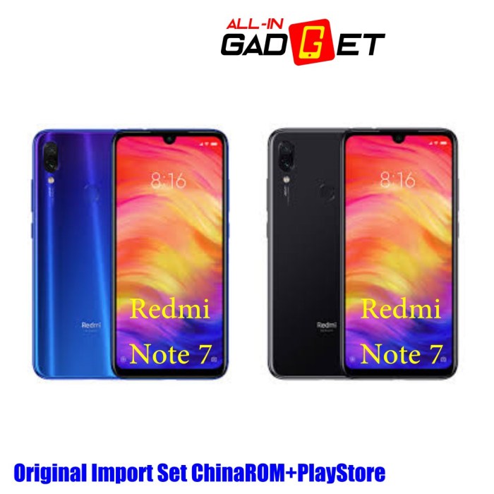 Harga hp xiaomi mi note 7