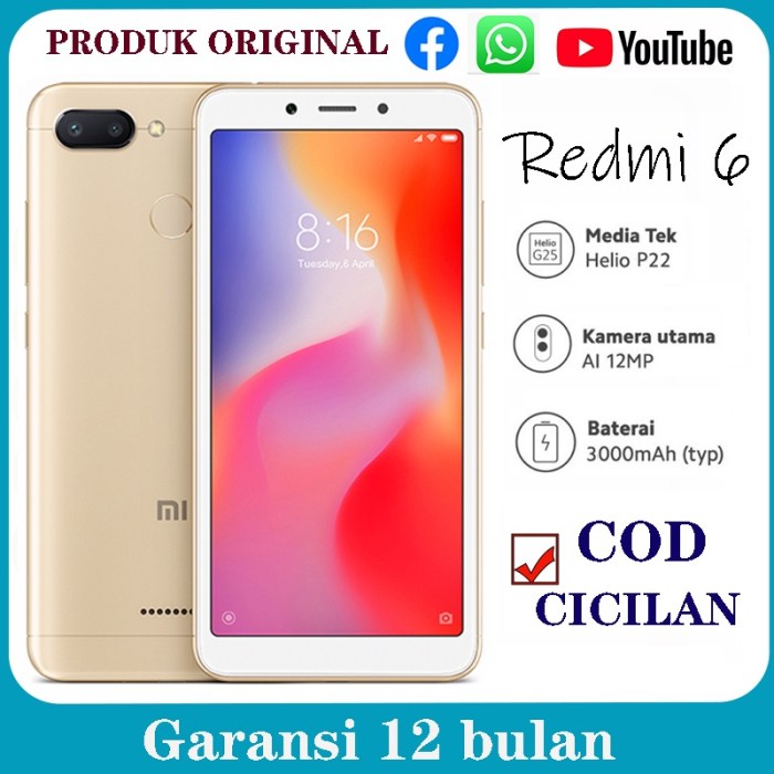 Redmi harga spek 6a gb jeripurba tipe bisa